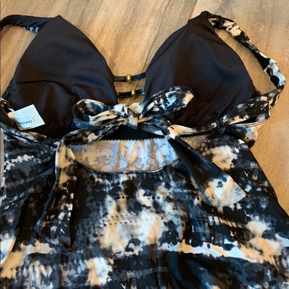 Takini swimsuit Black and White - Picture 3 of 8